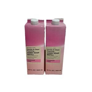 BATH & BODY WORKS CHAMPAGNE TOAST FOAMING HAND SOAP REFILL 32 FL X2